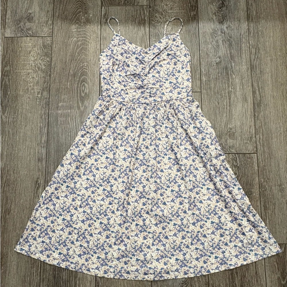 NWT YATHON Floral Spaghetti Strap Sundress with Pockets- Size Small